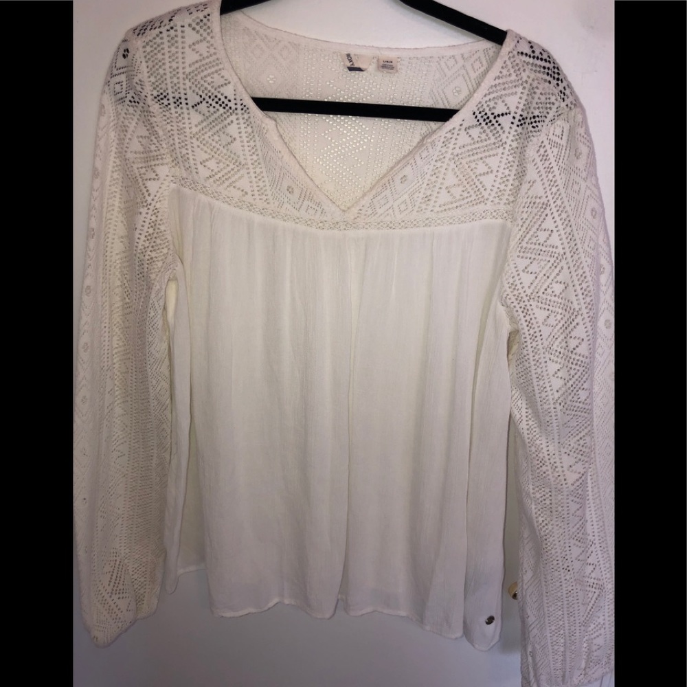 Foxy Crochet Sleeve Top